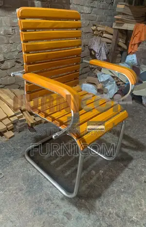 Curvy Linear Wooden Visitor Chair (Fcwc 5) - Chair