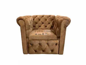 Chesterfield Armchair/ Single Seater Sofa for Home and Office Velvet U
