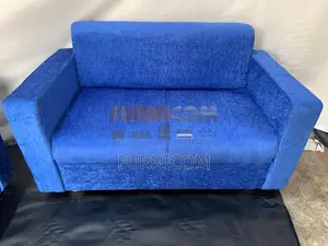 Velvet Sofa Blue (2 Seater)