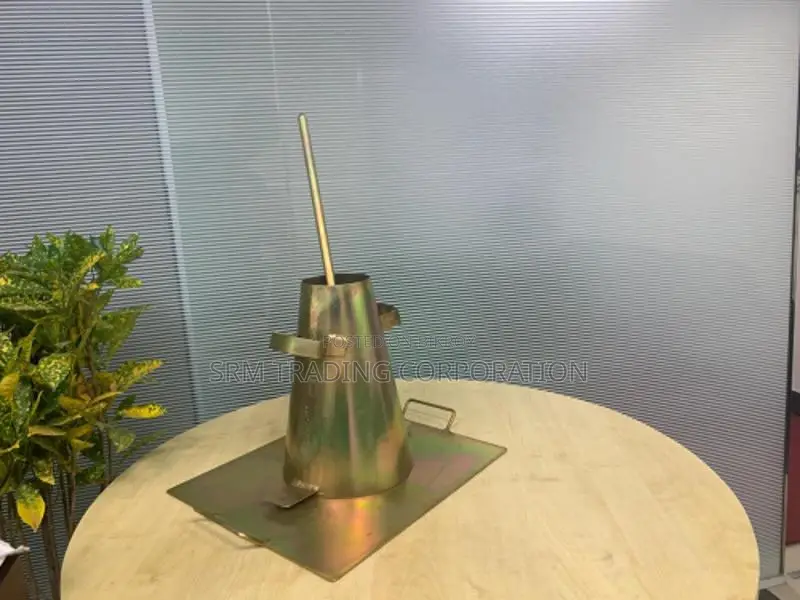 Slump Cone Set Cone + Base Plate + Rod
