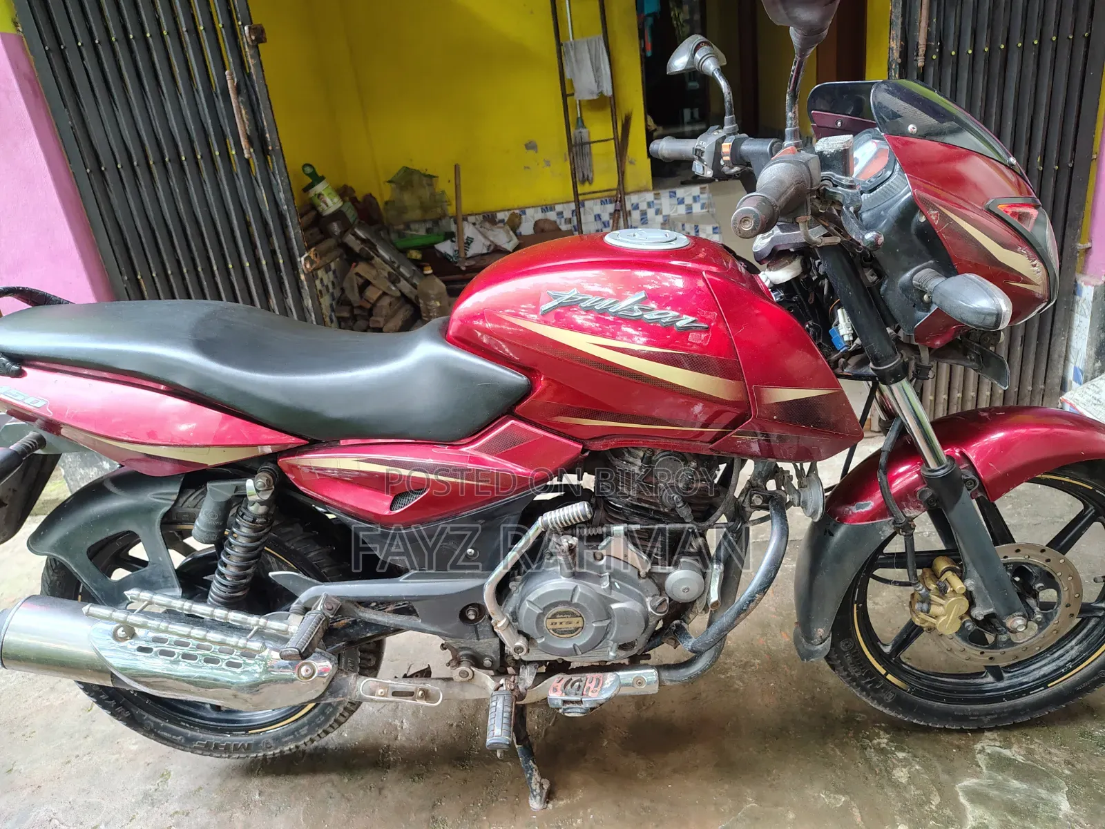 Bajaj Pulsar 150 2017 Red
