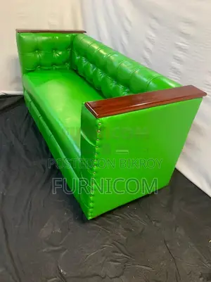 Lacquered Sofa Green (2 seater)