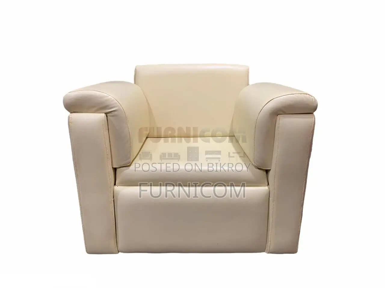 Rolled Arm Sturdy Sofa Set (2+1)
