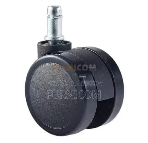 Hooded Wheels for Office Chair & Trolly-Full Black/High Durable Stainl