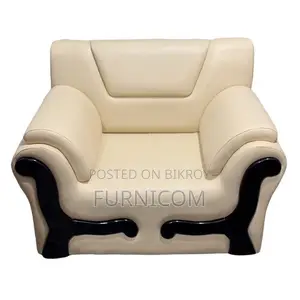 Single Seater Rolled Arm Leaqueared Sofa High Quality Artificial Leath