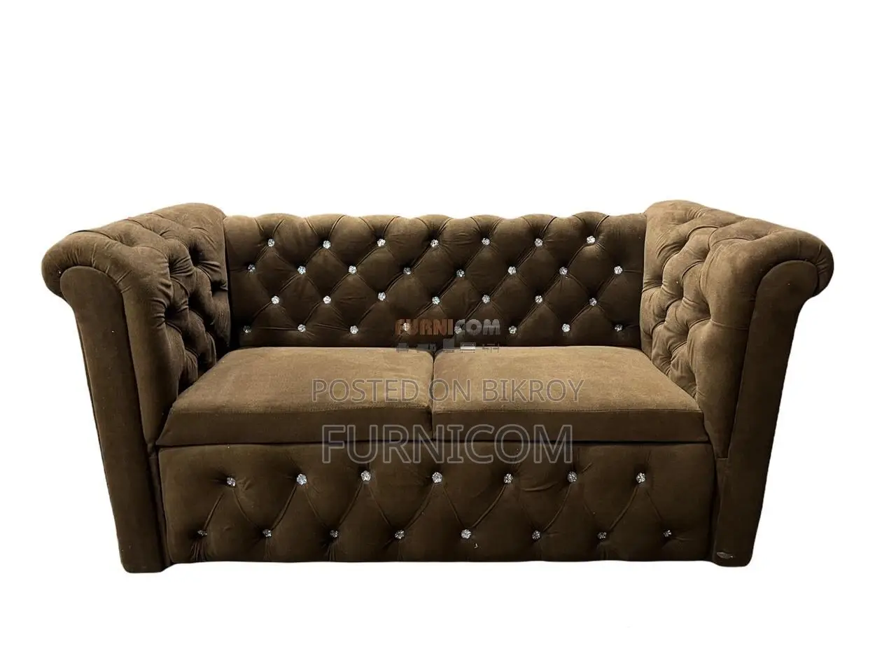 Button Tufted Chesterfield Luxury Living Room Sofa Set Upholetered wit