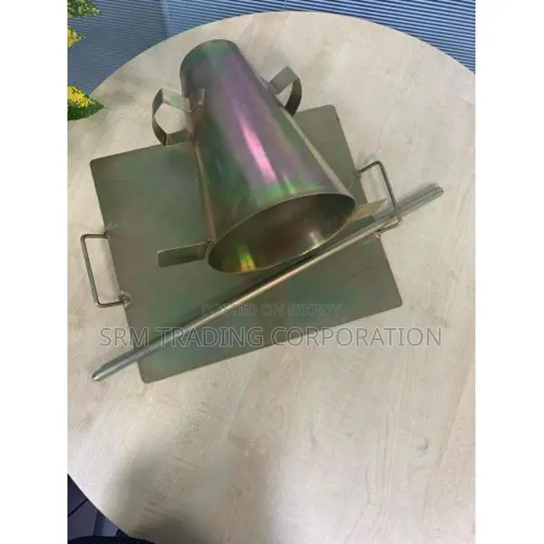 Slump Cone Set Cone + Base Plate + Rod