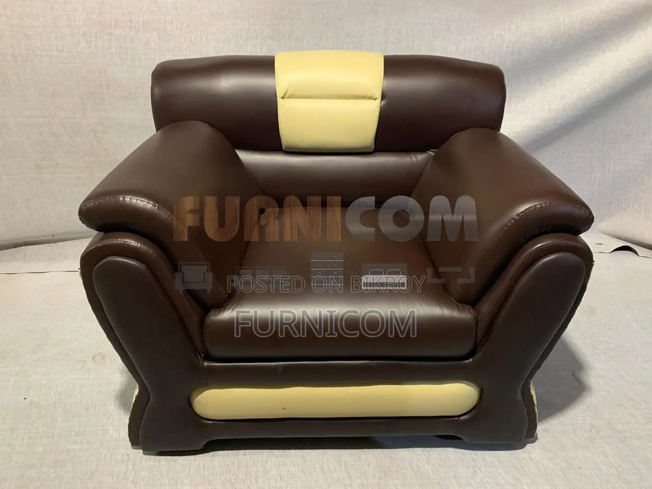 Round Wedge Luxury Sofa Set (2+1) - Sofa