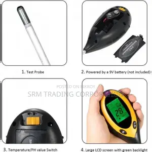 Soil Survey PH Meter 4-in-1 Instrument for Plants