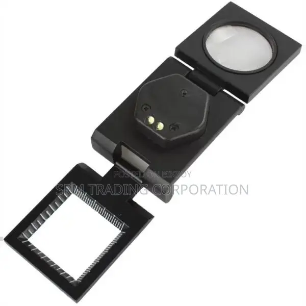 10X Thread Counting Glass Folding Magnifier