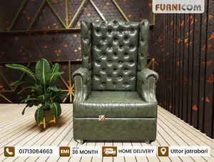King Chair With Chesterfeild Sofa