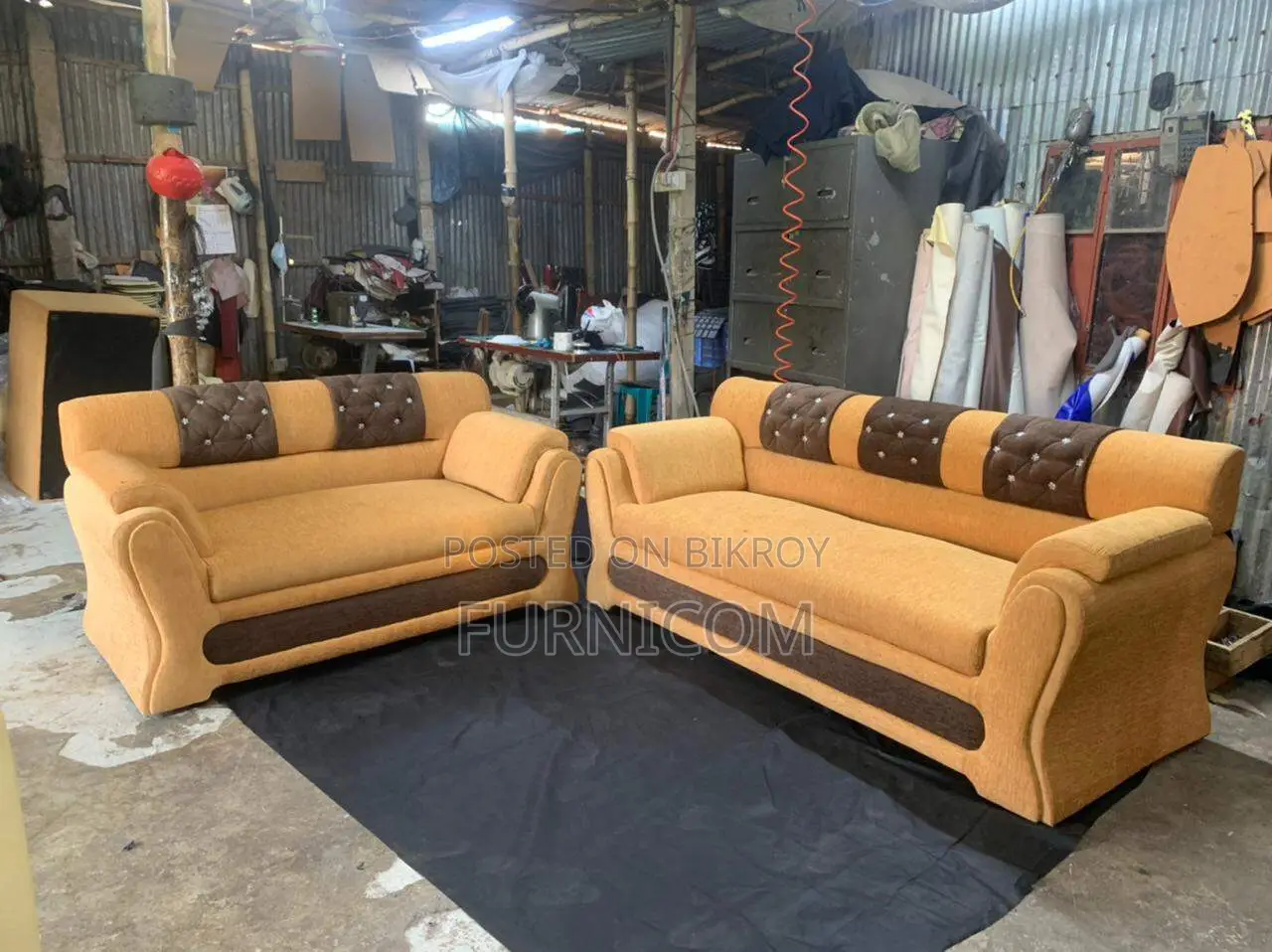 3+2 Seater Sofa Set With Tea Table