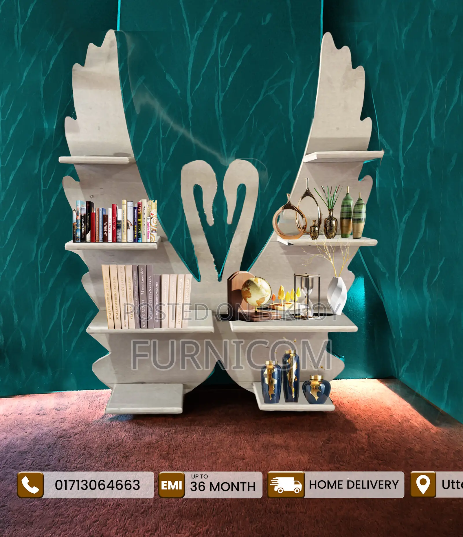 Wall Mount Display Unit | Showpiece Shelf Racks Stand | Storage Rack