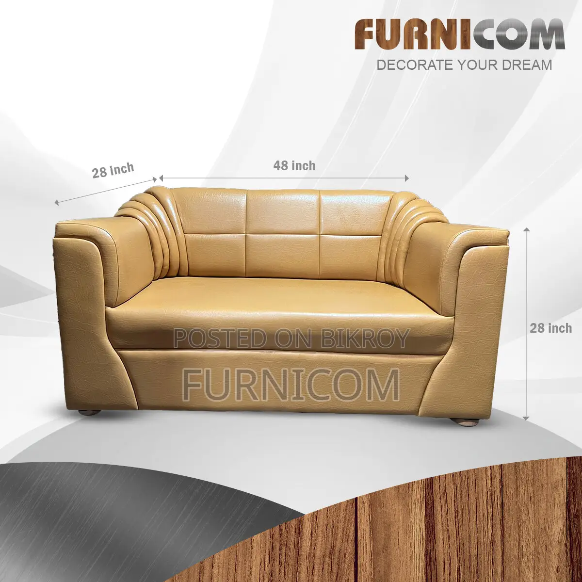 Indulge Durablity - Upscaled Quality - Fernicom wooden two seat leathe
