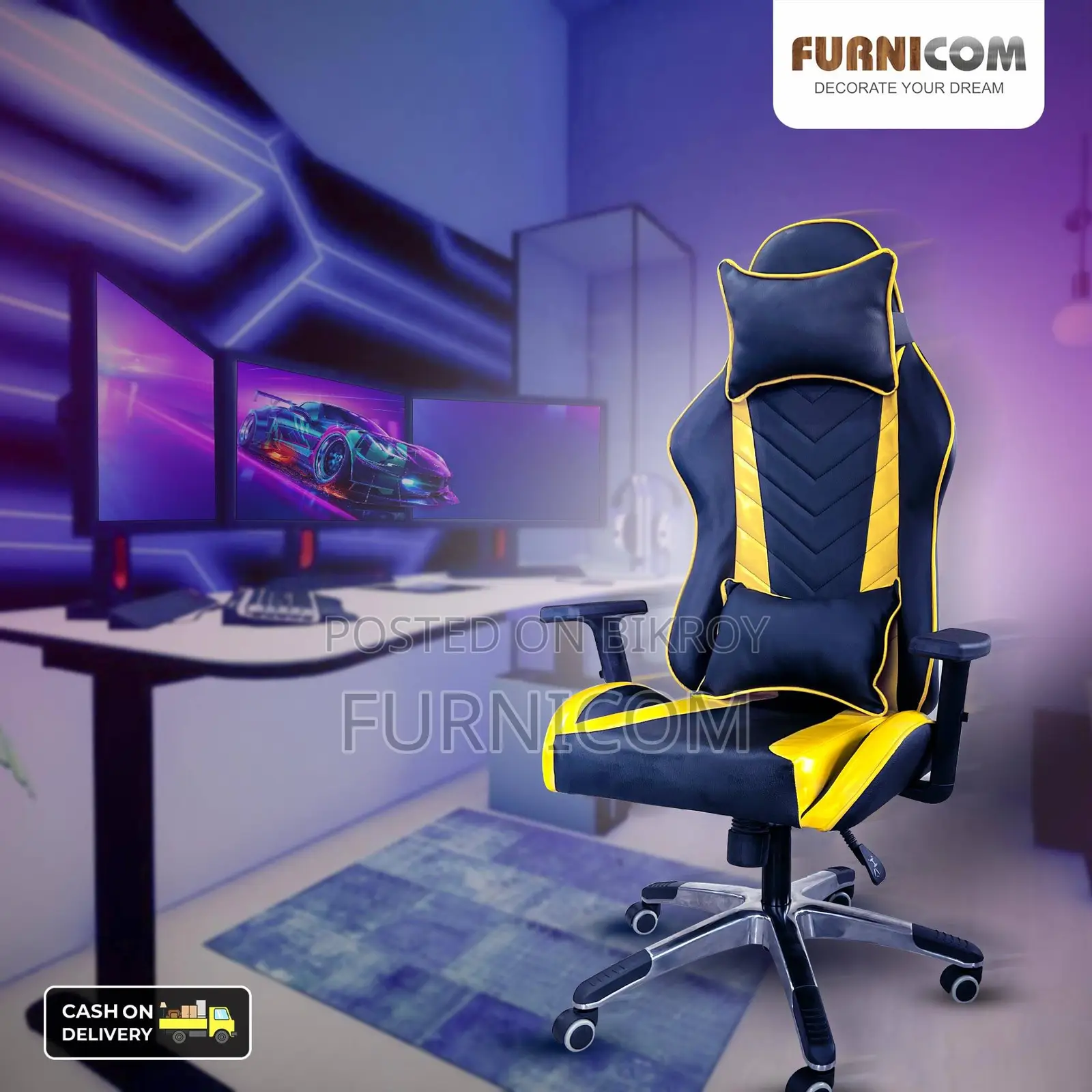 Gaming Chair/ Chairs/ Furnicom Chair/ Home office Chair table/ Office 