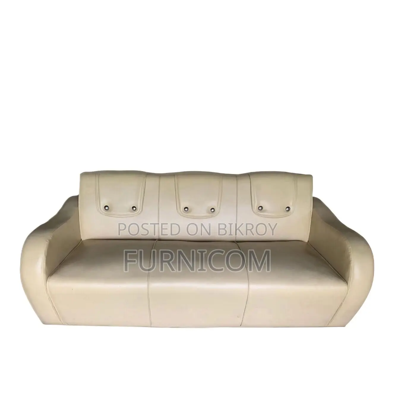Furnicom Deep Cushioning 3 Seater Sofa for ultimate comfort Living Roo