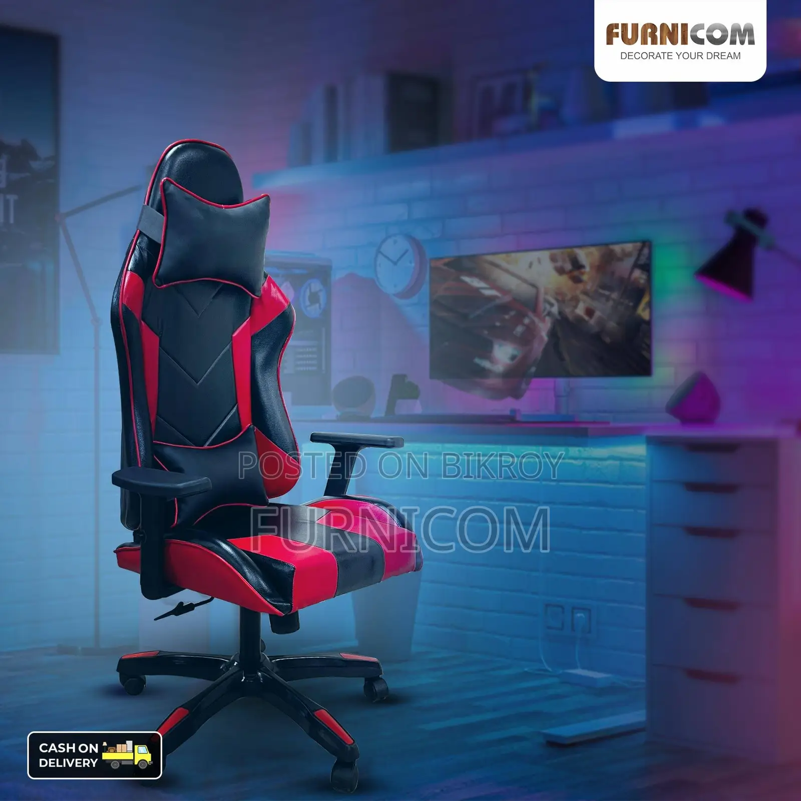 Gaming Chair/ Chairs/ Furnicom Chair/ Home office Chair table/ Office 