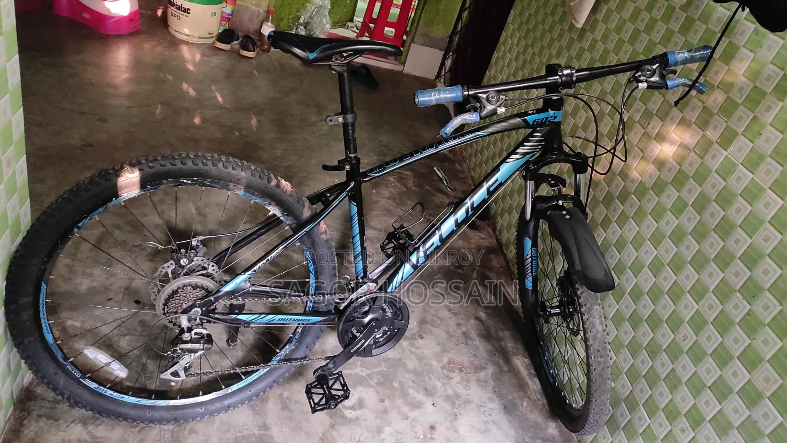 Veloce 602 Black-Blue Bicycle