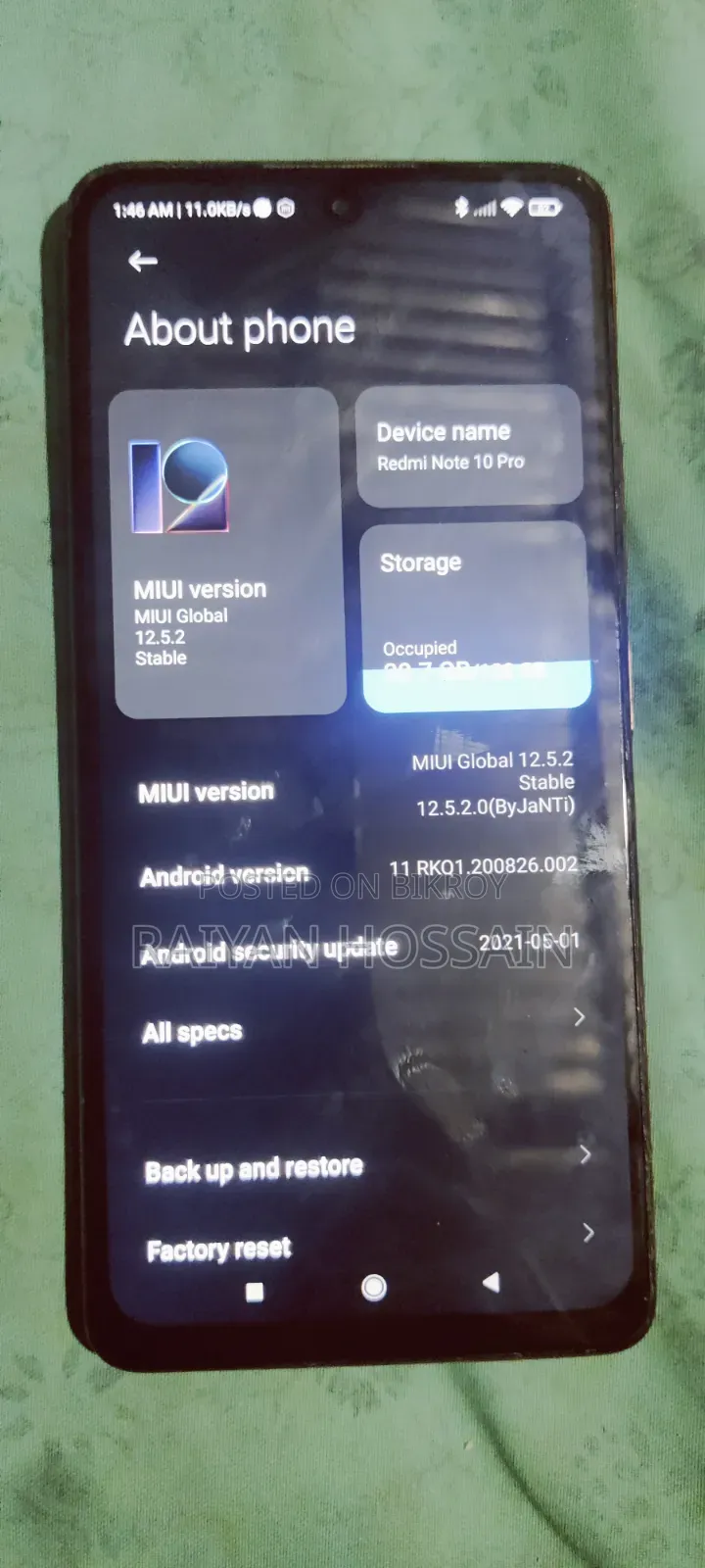Xiaomi Mi Note 10 Pro 256 GB Gold