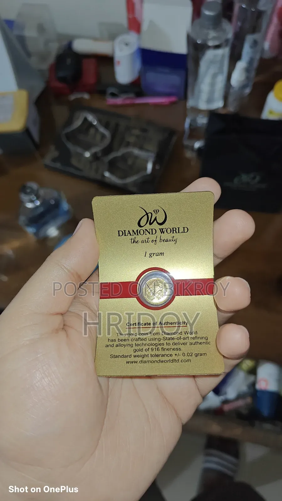 Genuine 1gm Gold Coin for Sell
