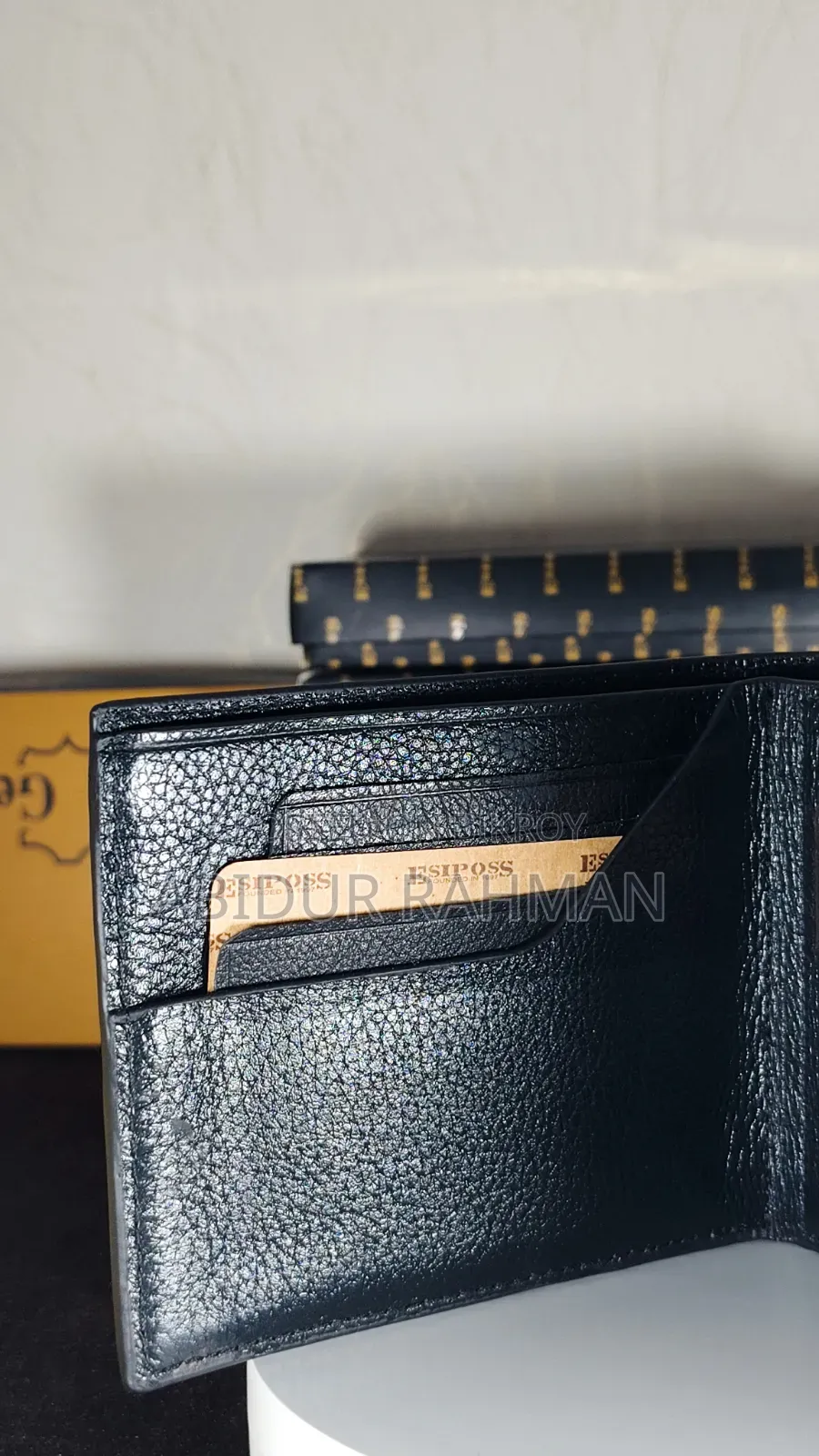 Premium Men's Leather Bifold Wallet
