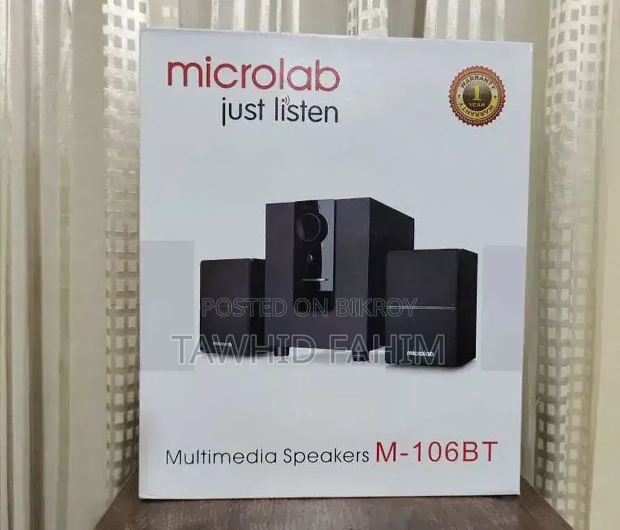 Microlab Model M-106 With Box for Sell 3months Used