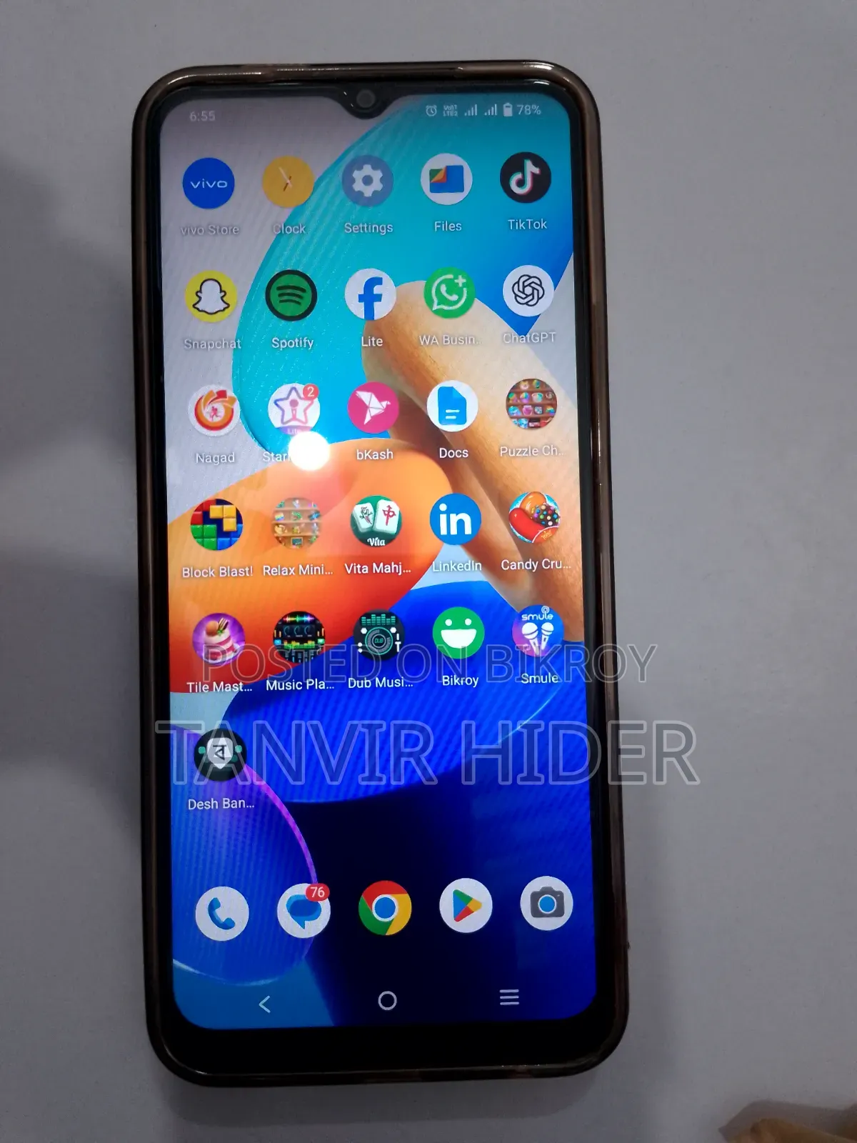 Vivo Y02 32 GB Blue