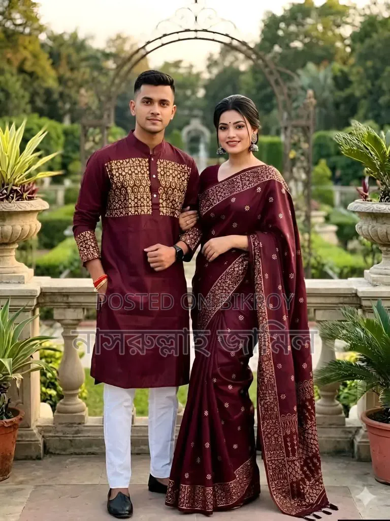 Premium Japanese Silk Couple Dress