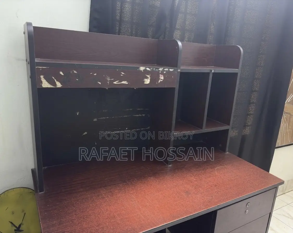 HATIL Computer or Study Table With Bookshelf, Fair Condition.