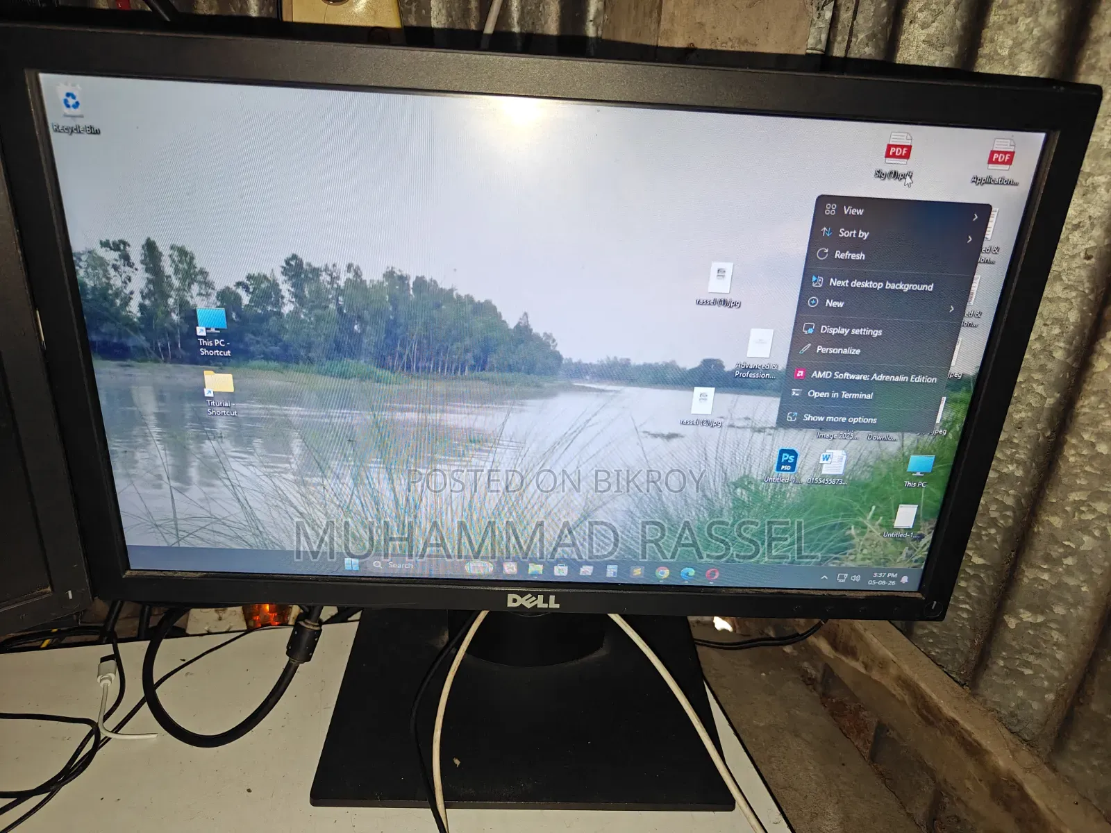 Desktop Computer 8GB AMD Ryzen 3 SSD 128GB