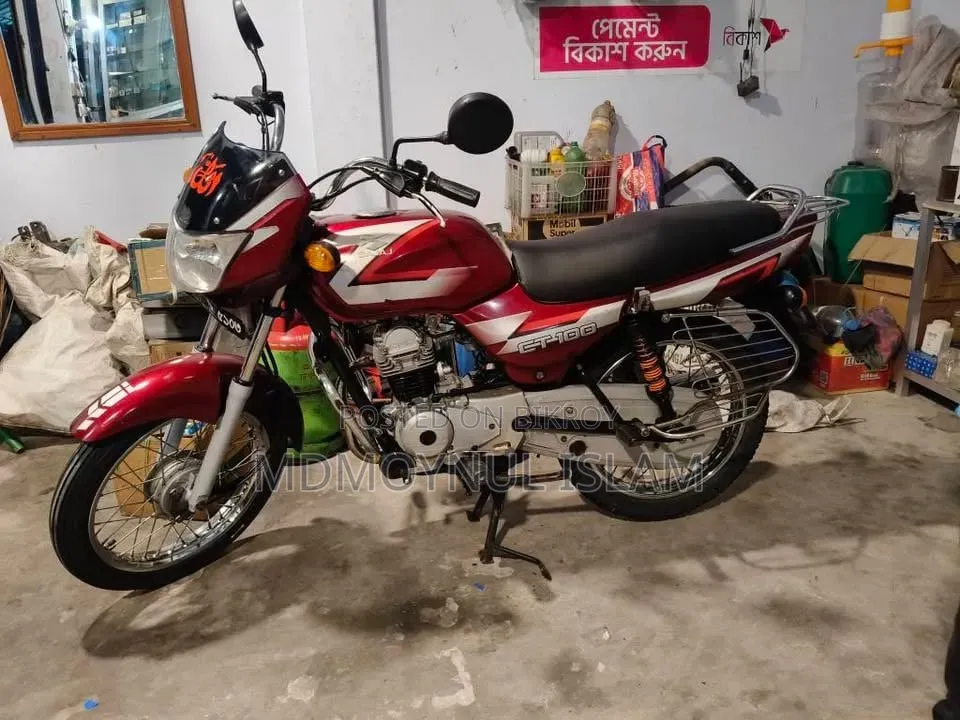 Bajaj CT 100 2015 Red