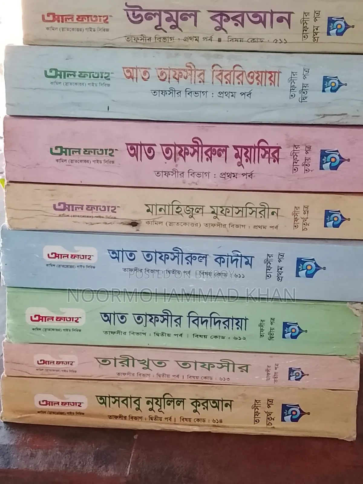 Kamil Tafseer Department Guide Books 1st Year 2nd Year