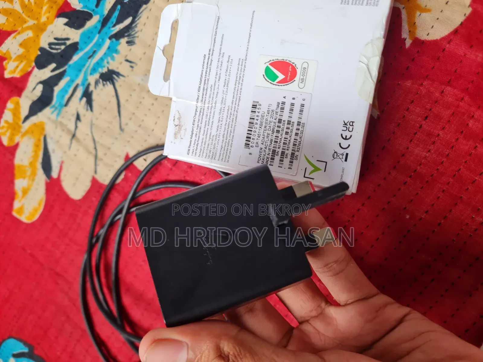Samsung 45 Watt Original Charger