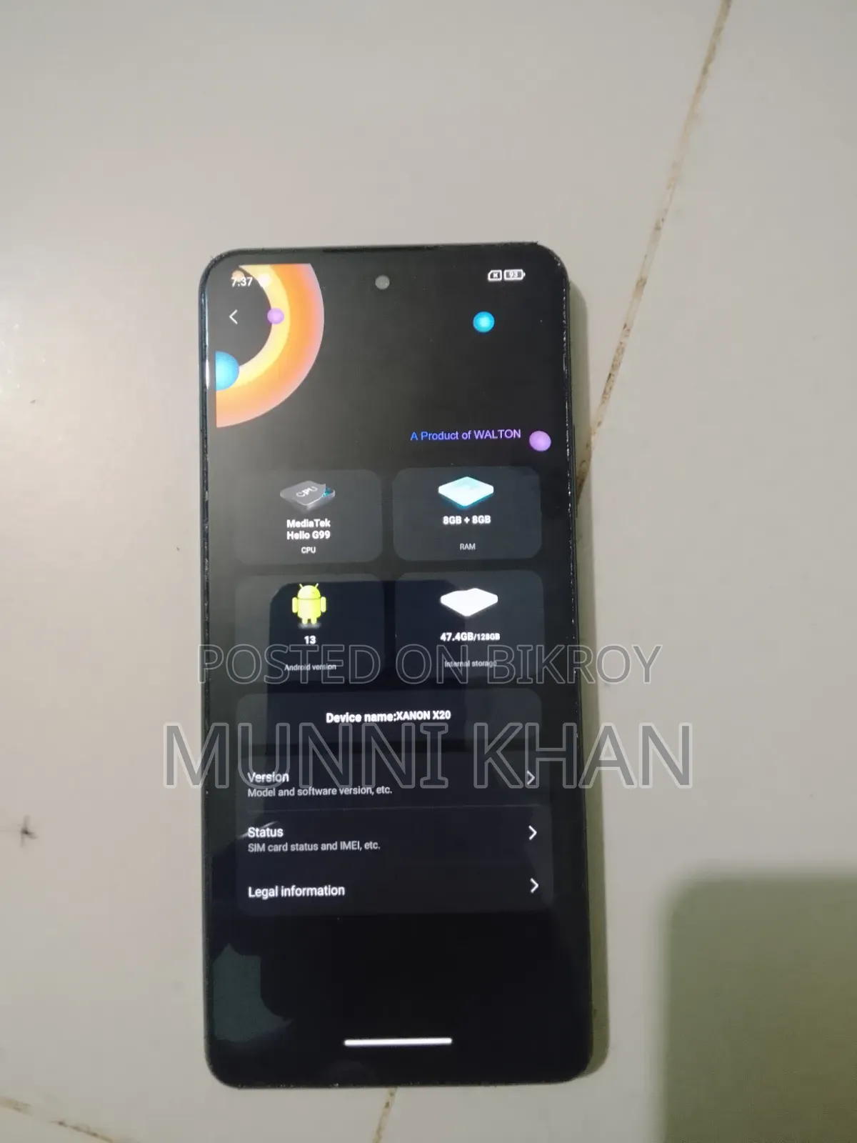 Walton XANON X21 128 GB Black