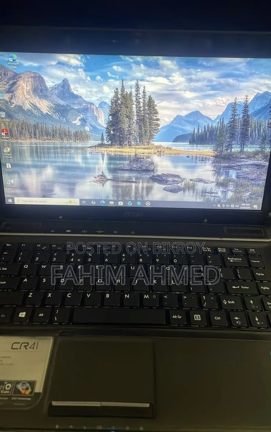Laptop MSI 4GB Intel Core I5 HDD 320GB