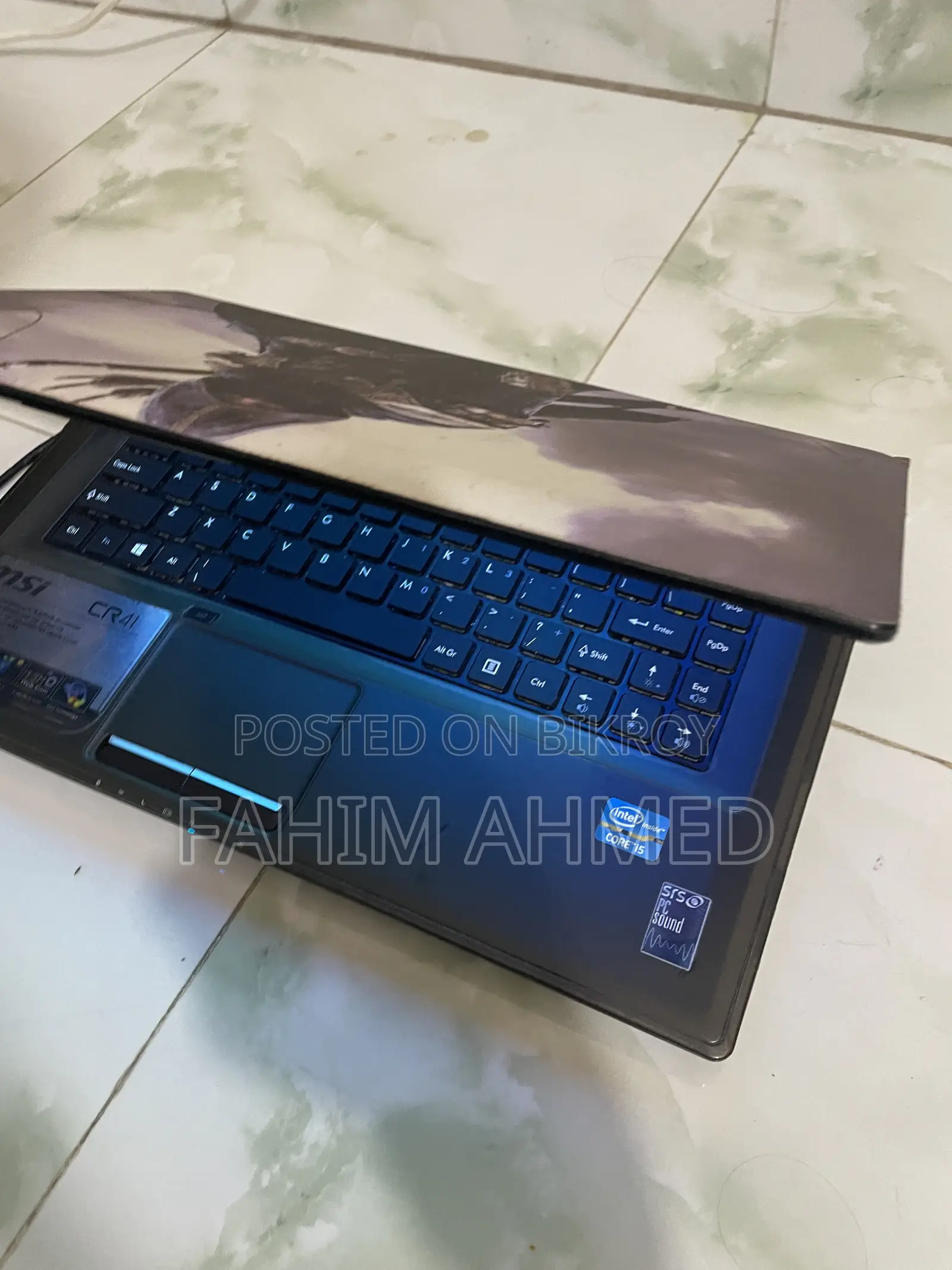 Laptop MSI 4GB Intel Core I5 HDD 320GB
