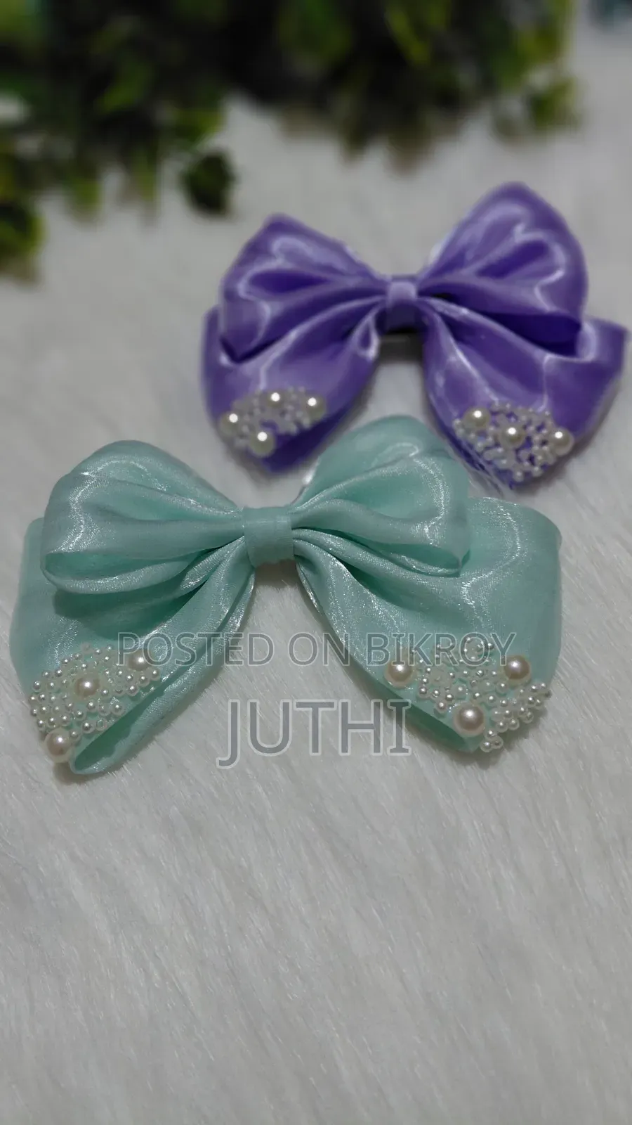 Stylish Organza Bow Clip | Hair Accessories