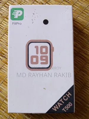 FitPro T500 স্মার্ট ওয়াচ বক্স এবং অতিরিক্ত স্ট্র্যাপসহ - ভালো অবস্থা