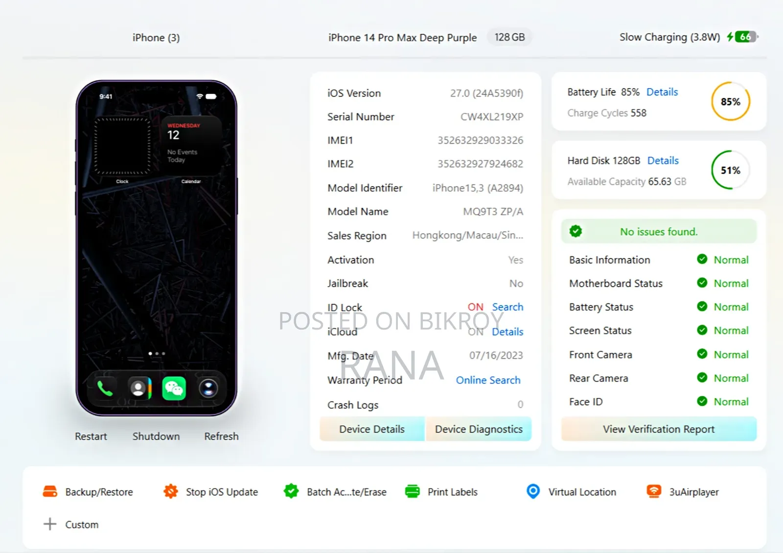 Apple iPhone 14 Pro Max 128 GB Purple