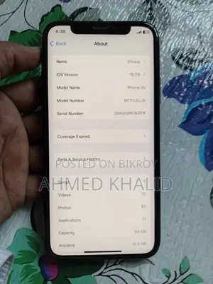 Apple iPhone XS 64 GB Black