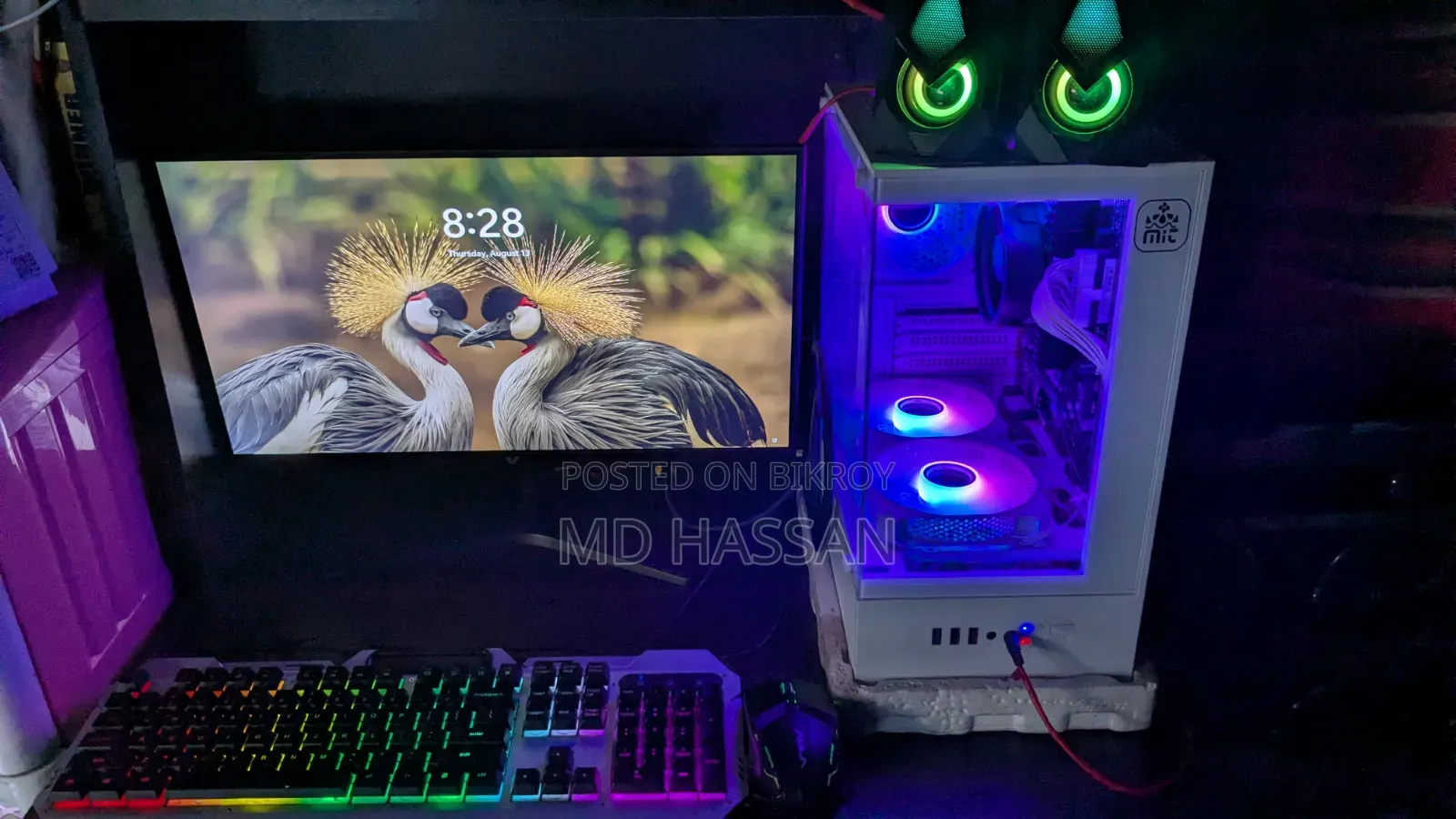 Desktop Computer 8GB AMD Ryzen 5 HDD+SSD 512GB