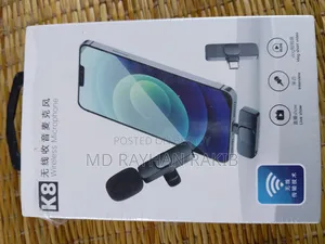 Dual Wireless Microphone Set With Box – Good Condition