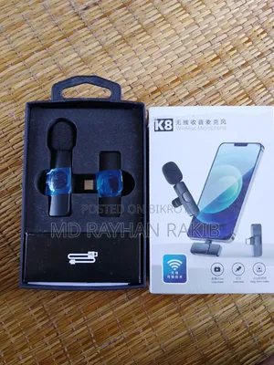 Dual Wireless Microphone Set With Box – Good Condition