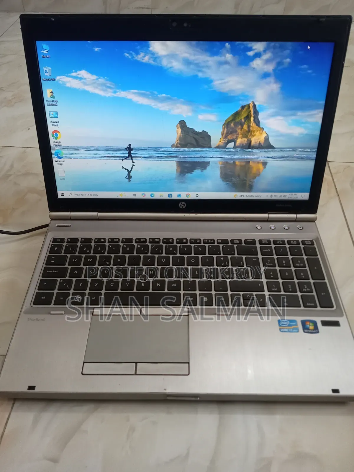 Laptop HP EliteBook 8460P 4GB Intel Core i7 HDD 500GB