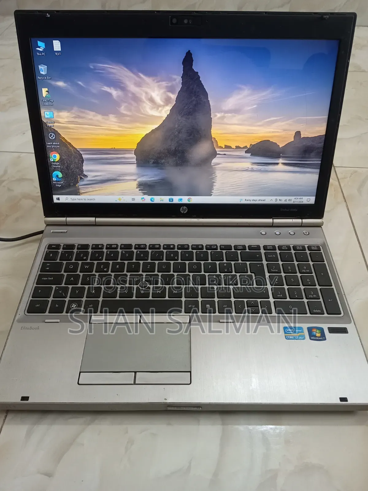 Laptop HP EliteBook 8460P 4GB Intel Core i7 HDD 500GB