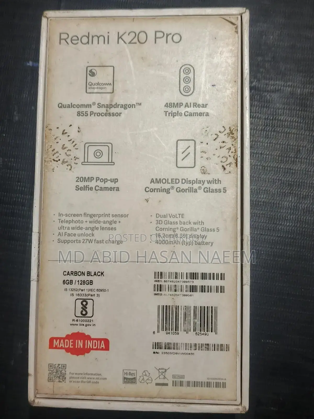 Xiaomi Redmi K20 Pro 256 GB Blue