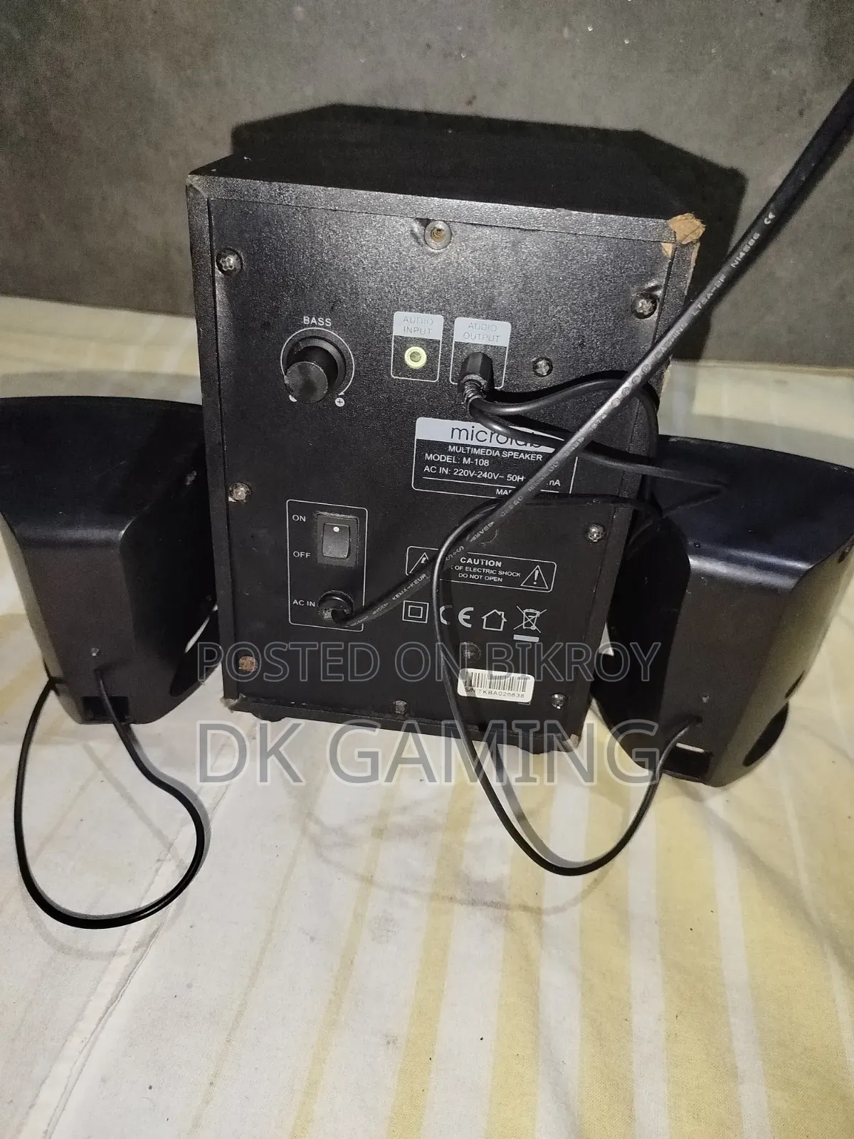 Microlab Speaker Model :M-108