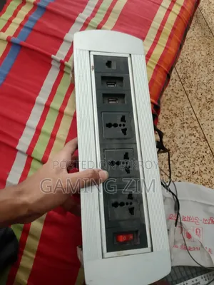 Multimedia Universal 3-port Socket (Desktop Pop Up Socket)