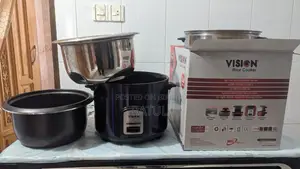 ভিশন ৩ লিটার রাইস কুকার আরসি-৫০-০৫ এসএস (ডাবল পট) — নতুনের মতো