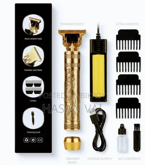 Vintage T9 Dragon Rechargeable Hair & Beard Trimmer (Brand New)